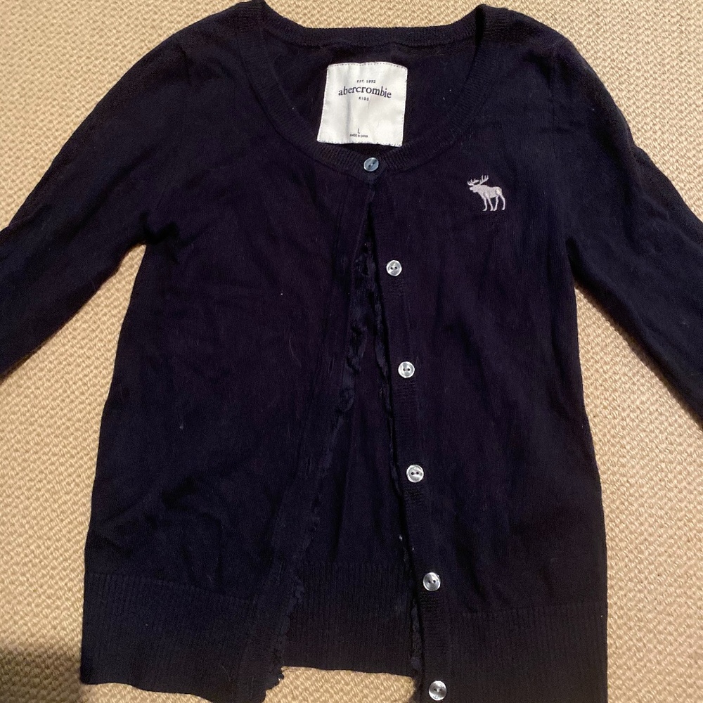 Abercrombie Kids Navy Cardigan